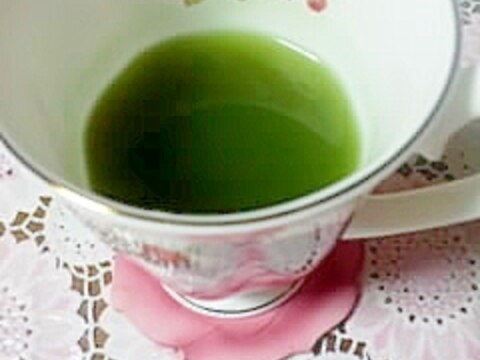 青汁を飲みやすく♪柚子茶青汁